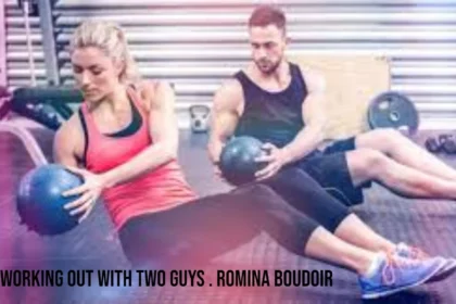 How to Make working out with two guys . romina boudoir